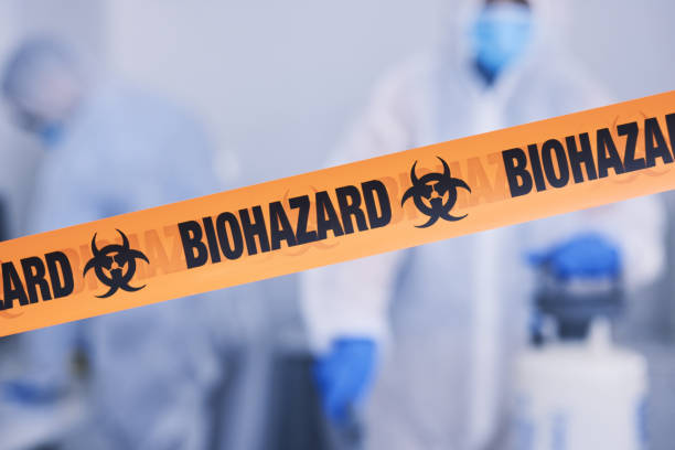 Professional Biohazard Cleanup technician working in Oakland, TN
